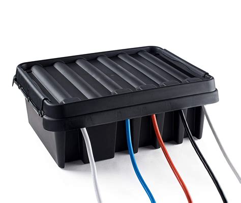 electrical cord weather box|waterproof power cord box.